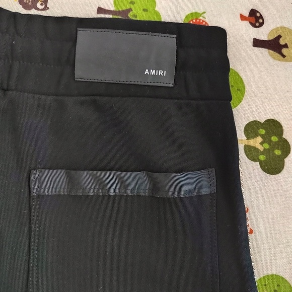 AMIRI Cherub Cupid Black Sweatpants - Picture 9 of 12